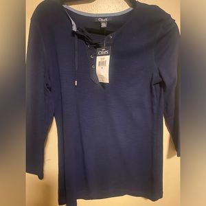 Chaps shirt NWT- Blue